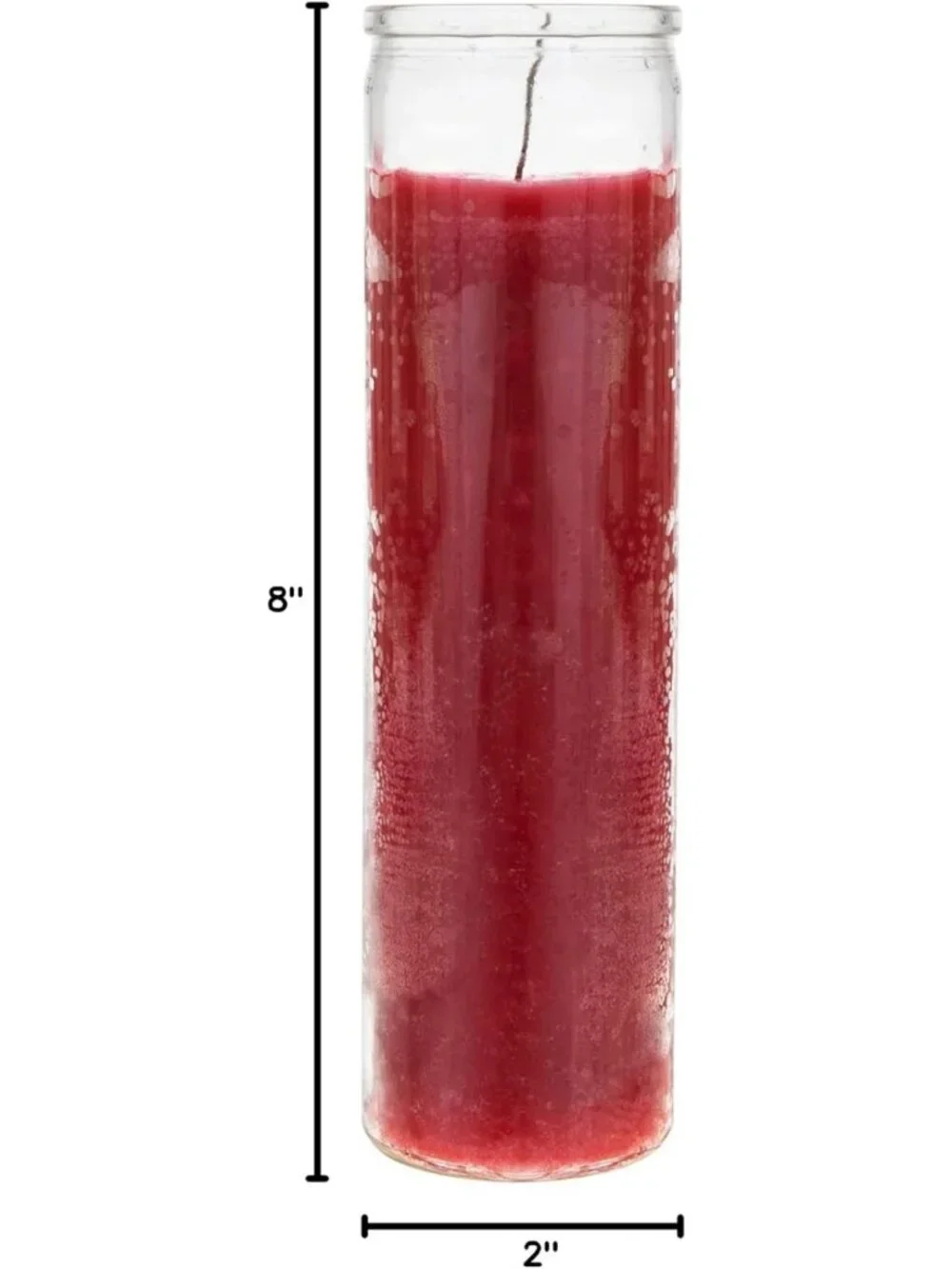 Vigil Prayer Wax Candles - 6 Count Red Devotional 2
